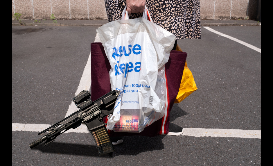 ShoppingBagsAndRifle